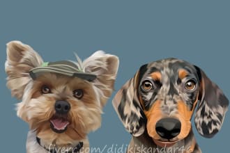 draw your dog or pet into an amazing cartoon