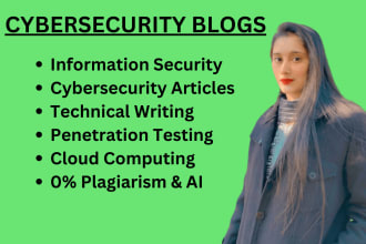 write SEO loving cybersecurity articles and cyber security blogs