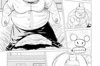 do a cool manga or comic page for you