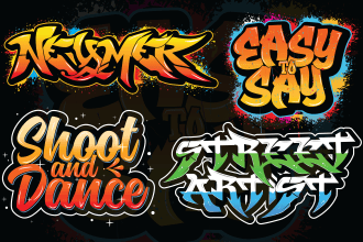 do graffiti text, tags, logo and custom graffiti t shirt design