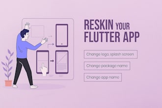 reskin your flutter app