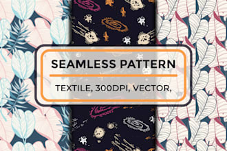 do seamless pattern vector pattern design