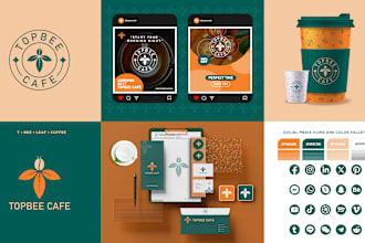 design luxury logo and complete corporate brand identity kit