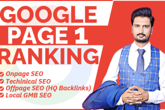 do monthly SEO to rank your website on google page 1