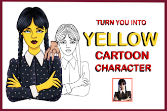 transform you into a simpson cartoon within 6 hours