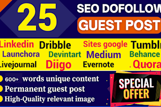 publish guest post with dofollow backlinks on high da website