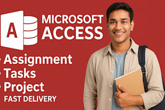 develop microsoft access database, assignments and projects