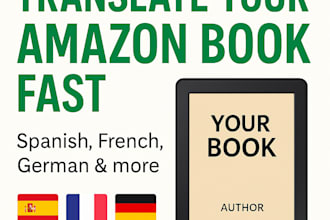 translate your amazon KDP book into any language using ai