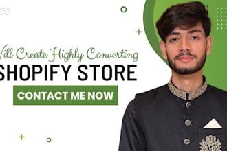 create highly converting dropshipping business shopify store