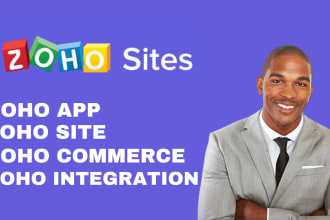 build a responsive website on zoho sites and zoho commerce for online store