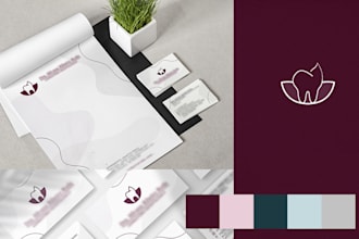 create your custom visual identity and creative logo