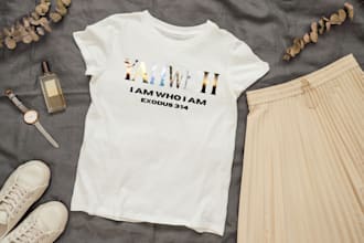design typography christian t shirts designs
