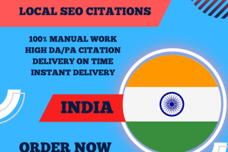 do live 350 india local SEO citations and directory submission