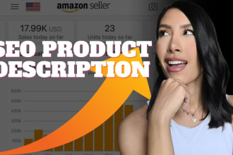 write SEO shopify product descriptions