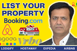 optimized property listing on booking com airbnb and vrbo