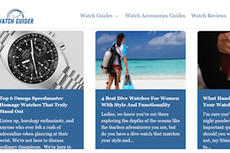 publish a guest post on a watch blog