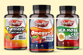 do label design supplement product label design
