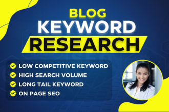 do SEO keyword research for your blog