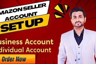 set up amazon seller account individual and business