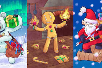 draw cartoon characters and illustrations