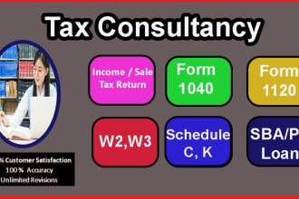 prepare or e file USA tax return forms w2, 1120, 1040, schedule c, ein