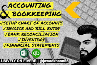 do the following, journal entries, financial statements, brs