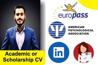 create academic or scholarship resume and cover letters