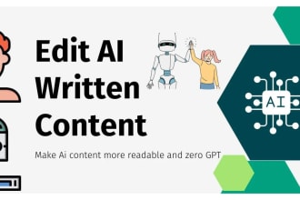 rewrite and edit chatgpt ai generated articles, blogs and essay