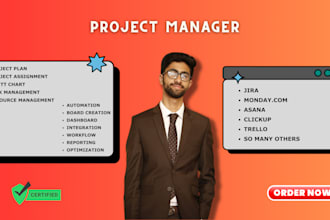 be your professional project manager for project management