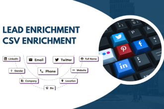 do bulk lead enrichment and csv enrichment
