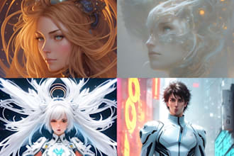 make striking character focused digital art
