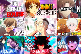 design anime thumbnail for your youtube channel