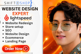 build setup and develop shift4shop, lightspeed, 3dcart store or website
