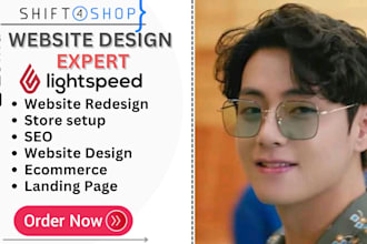 build setup and develop shift4shop, lightspeed, 3dcart store or website