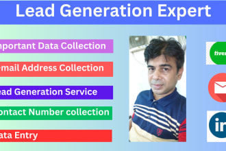 do lead generation and collect all important information
