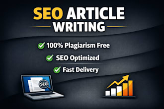 write plagiarism free SEO articles and blog posts