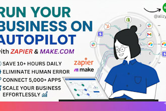 be your zapier and make automation expert