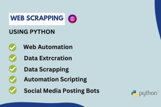 do web scraping using automated bots