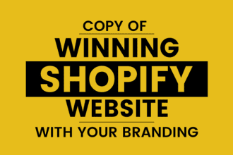 copy, clone duplicate shopify store