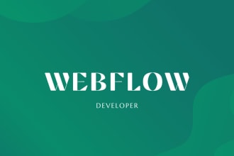 create, edit and fix webflow website design