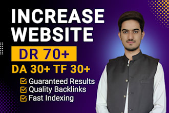 increase domain rating ahrefs dr 70 plus using high authority SEO backlinks