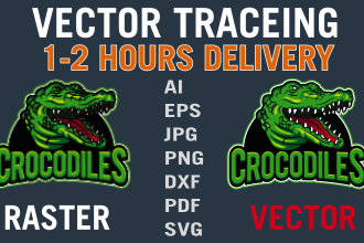 convert, vectorize, trace, redraw, recreate logo or image in adobe illustrator