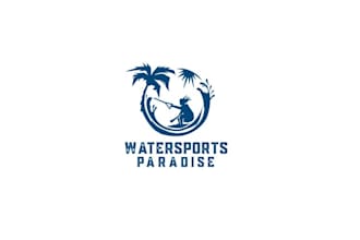 watersports paradise logo design
