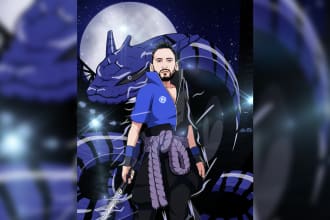 draw your photo into anime naruto style