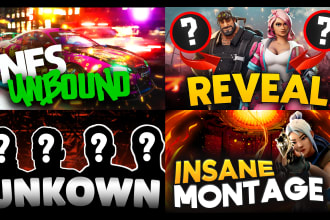 design amazing gaming youtube thumbnail for you