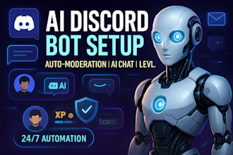 develop custom discord bot with ai moderation