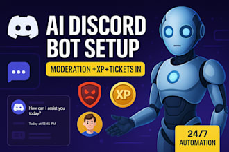 develop custom discord bot with ai moderation