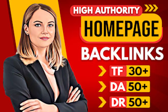 high quality tf da DR homepage SEO dofollow backlinks contextual link building