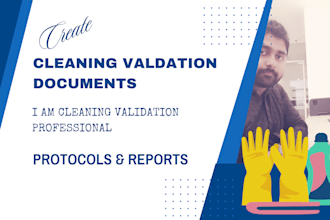 create cleaning validation documents