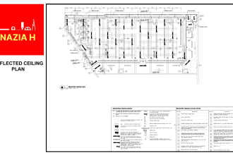 do reflected ceiling plans, finish plans, door window schedule permit drawings